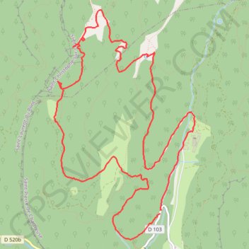 Les Haberts du Désert de Chartreuse GPS track, route, trail
