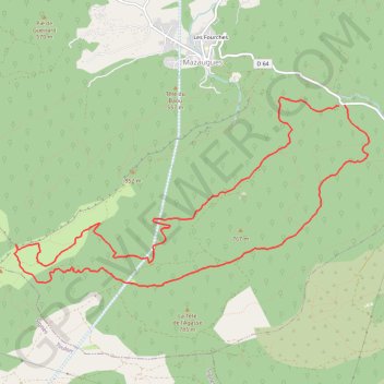 Vallon des Thuyas et plateau d'Agnis GPS track, route, trail