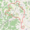 Brossac 40 kms GPS track, route, trail