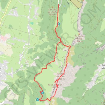 Tour du Roc Cornafion GPS track, route, trail