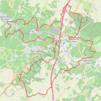 Rando - Beaulieu-sur-Layon GPS track, route, trail
