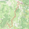 Circuit Florac-causse Méjean-Mont lozere GPS track, route, trail