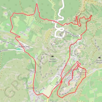 Le tour des Baux-de-Provence - Les Baux-de-Provence GPS track, route, trail