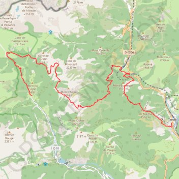 Vallon de Dente GPS track, route, trail