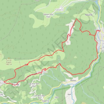 Bordes Balacet GPS track, route, trail