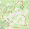 Creux de Sahut - Chevaux - Méjean GPS track, route, trail
