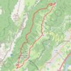 Plateau des petites roches, Saint Hilaire-Col de Marcieu GPS track, route, trail