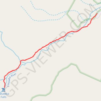 Catawba Falls GPS track, route, trail