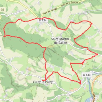 Culey-le-Patry - Saint-Martin-de-Sallen GPS track, route, trail