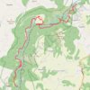 Kanjon reke Gradac: Degurić - izvor reke Gradac GPS track, route, trail