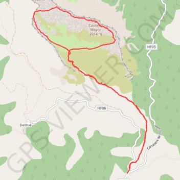 Castillo Mayor GPS track, route, trail
