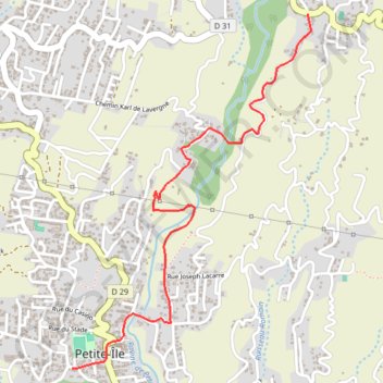 Grande Anse - Course de l'ail GPS track, route, trail