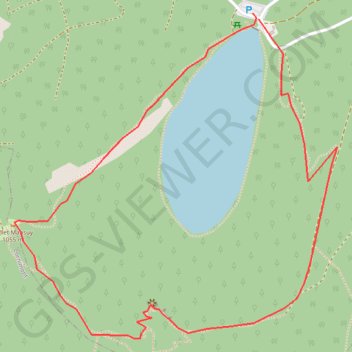Le Lac des Corbeaux - La Bresse GPS track, route, trail