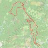 Mont Tournairet depuis Pelasque GPS track, route, trail