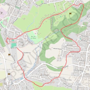 Rando Bouliac GPS track, route, trail