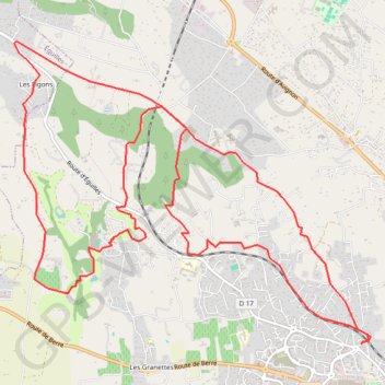 Pontrout-eguilles-golf-peyblanc-hotbrass GPS track, route, trail