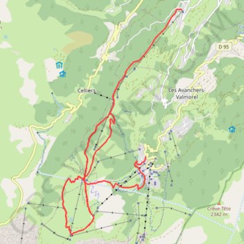 E8 Valmorel Doucy Option B GPS track, route, trail