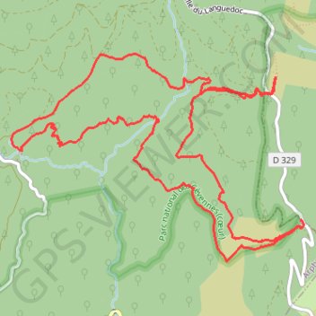 Cascades d'Orgon GPS track, route, trail