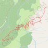 Les Anciennes Ardoisières de Cevins et de la Bâthie depuis Bénétant GPS track, route, trail