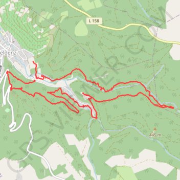 VELDENZ - ALLEMAGNE GPS track, route, trail