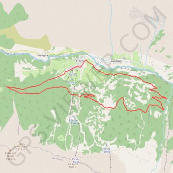 Boucle du Réal GPS track, route, trail