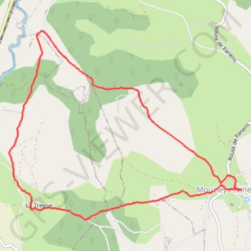 Mouzièys-Panens GPS track, route, trail
