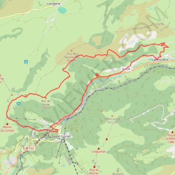 Bec de l'Aigle GPS track, route, trail