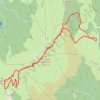 Le Senepy à ski départ des Merlins GPS track, route, trail