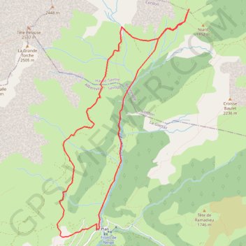 Col de Niard GPS track, route, trail