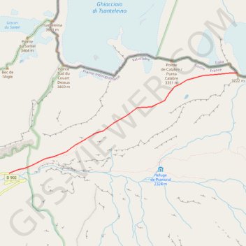 Bassagne GPS track, route, trail