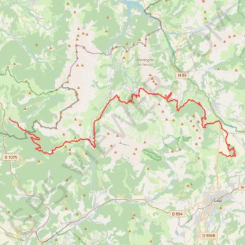 Les Chemins du Soleil GPS track, route, trail