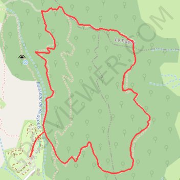 La forêt d'Octon GPS track, route, trail