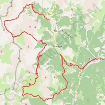 Queyras-brunissard-chateau-queyras GPS track, route, trail
