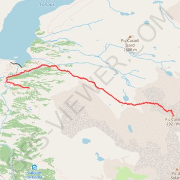 Ascension du pic carlit GPS track, route, trail
