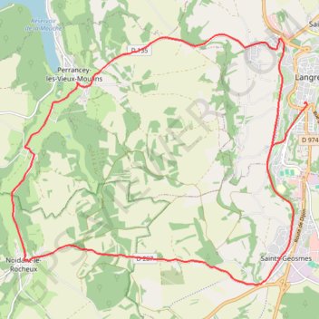 Autour de la Voie Verte - Langres GPS track, route, trail
