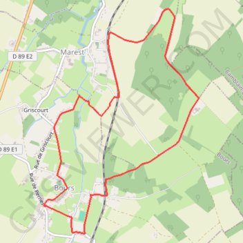 Le Donjon GPS track, route, trail