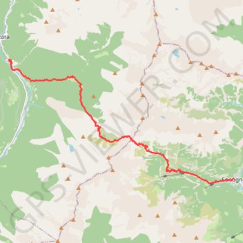Via-Alpina R89 - Sonogno - Prato-Sornico GPS track, route, trail
