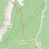 Arche Miracle directe depuis le col de Marcieu (Chartreuse) GPS track, route, trail