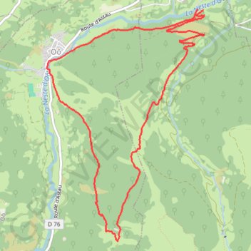 Randonnée au Col de la Coume GPS track, route, trail