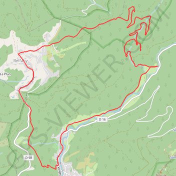 Haute Saône GPS track, route, trail