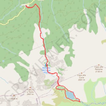 Lac de Nino GPS track, route, trail