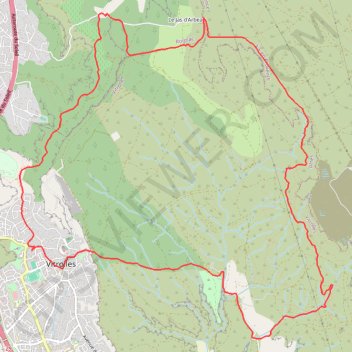 Plateau de vitrolles GPS track, route, trail