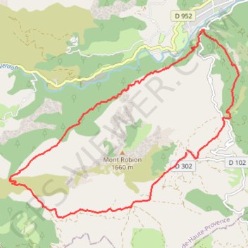 Castellane GPS track, route, trail