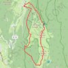 Menthières-Gd Crêt d'Eau 12Km GPS track, route, trail