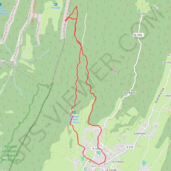 Pas de Roche Taillée GPS track, route, trail