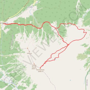 Pointe ronde GPS track, route, trail