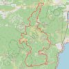 Esterel - Balade de la dent de l'ours GPS track, route, trail