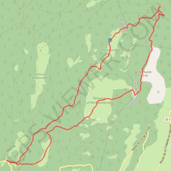Vercors GPS track, route, trail
