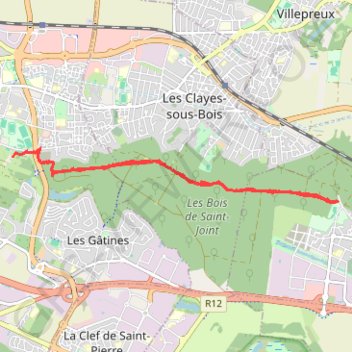 Château de Plaisir GPS track, route, trail