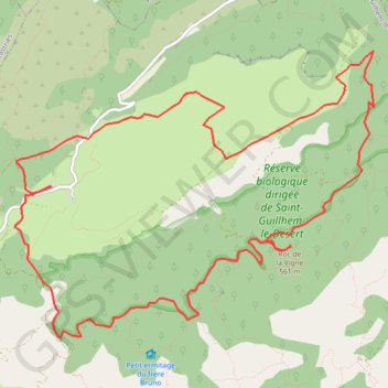 Lavagnes - Mas d'Agre - Roc de la Vigne GPS track, route, trail